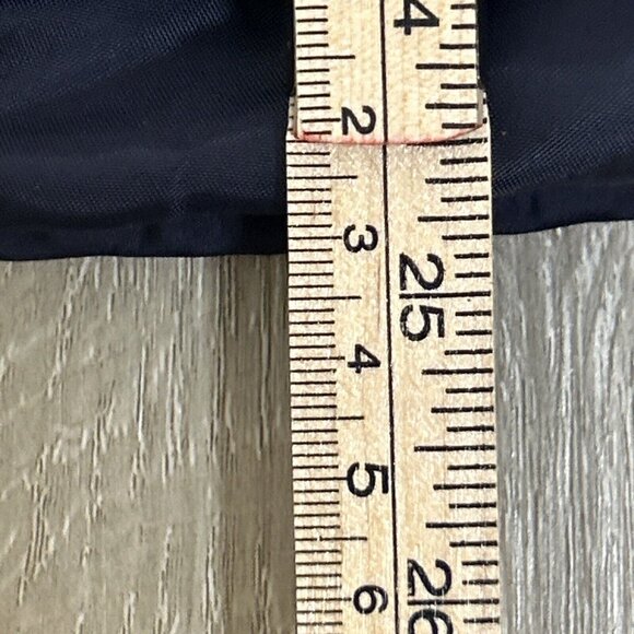 Cambridge Navy Blue Quilted Vest Sz Large Zip Front Lightweight Layering Jacket - Picture 8 of 10